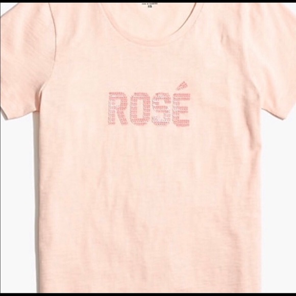 J. CREW COLLECTOR TEE PINK ROSÉ XL✨💖 - Picture 4 of 11
